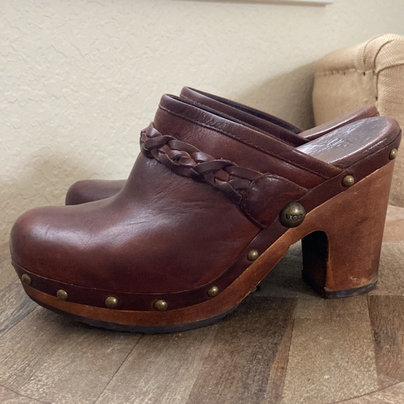 UGG Brown Kaylee Clog Size 7 - Picture 6 of 10